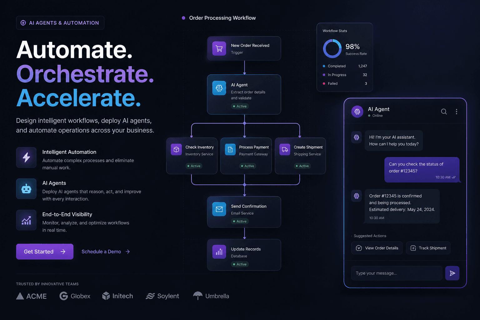 Agents and workflows that save your teams time